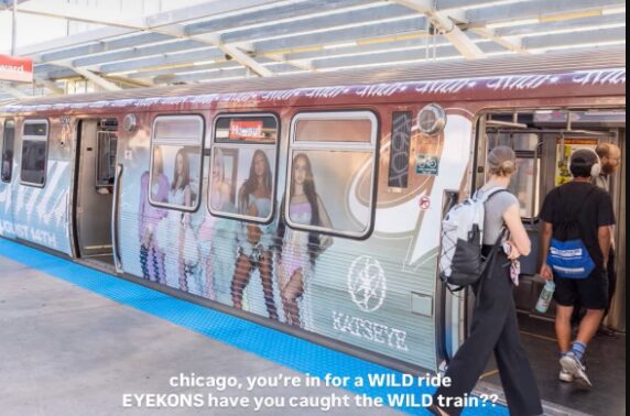 KATSEYE Takes Over Train Cars With Bold New Wrap Promo