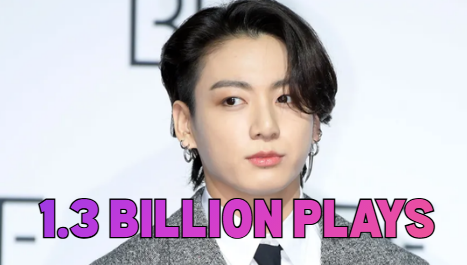 Jungkook’s “Seven” Surpasses 1.3 Billion Plays On YouTube Music.