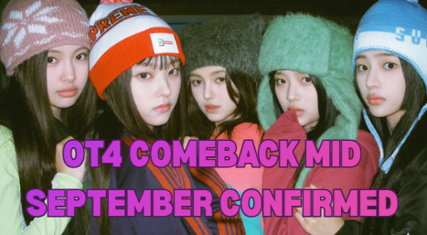 NewJeans Comeback Teasers Slated for Mid-September